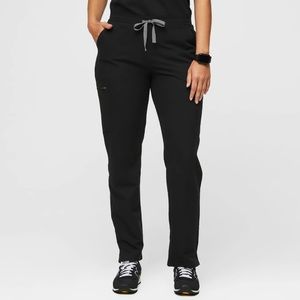 Figs Black Yola Skinny Scrub Pants XS Petite